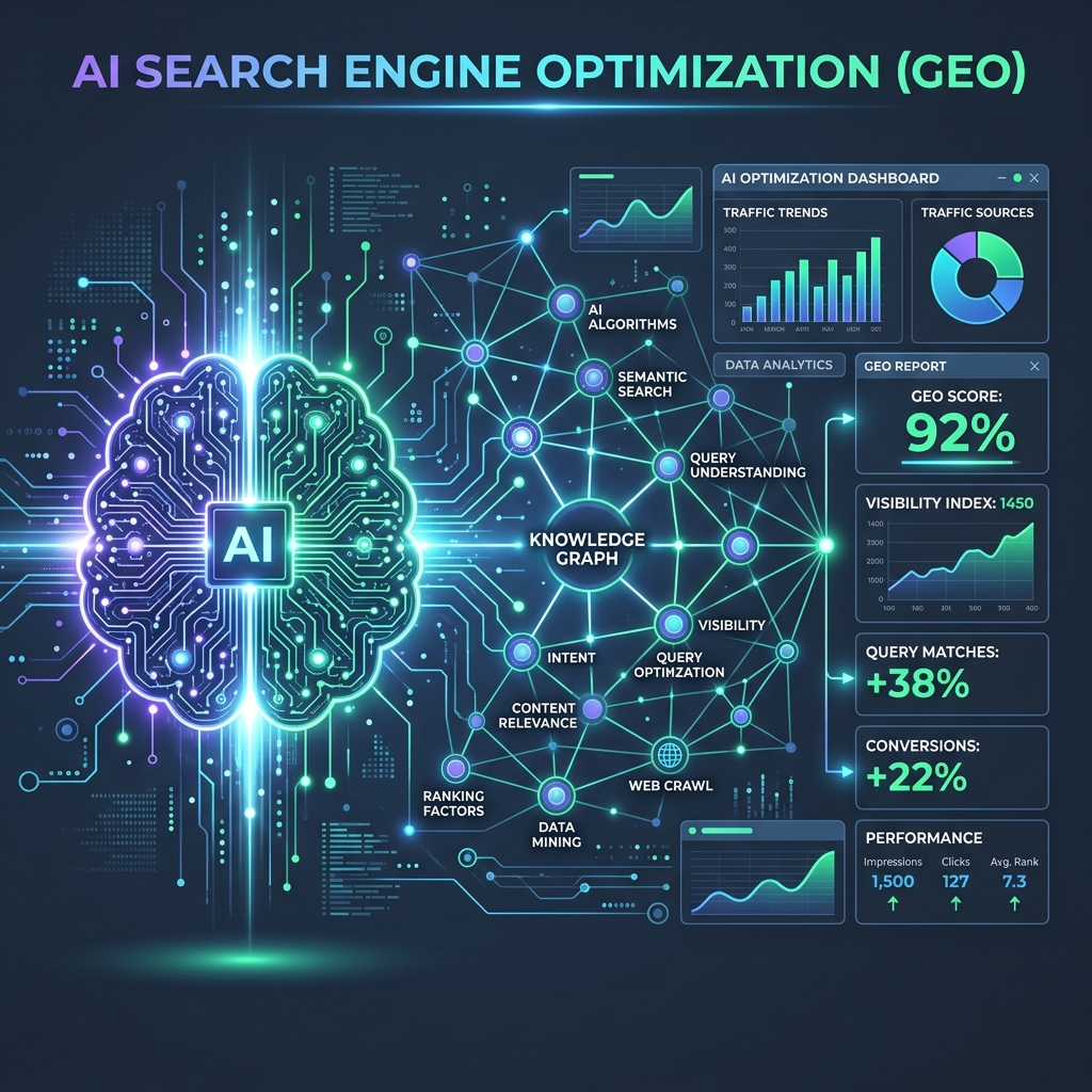 Generative Engine Optimization (GEO): How to Rank Your Website in AI Search (ChatGPT, Gemini, Perplexity)